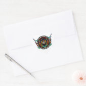 Dragon Twins Hart Sticker (Envelop)