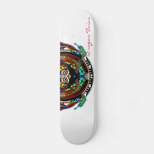 Dragon Twins Persoonlijk Skateboard (Voorkant)