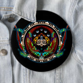 Dragon Twins Ronde Button 6,0 Cm (In situ)