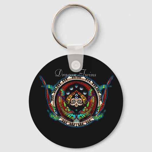 Dragon Twins Sleutelhanger (Voorkant)