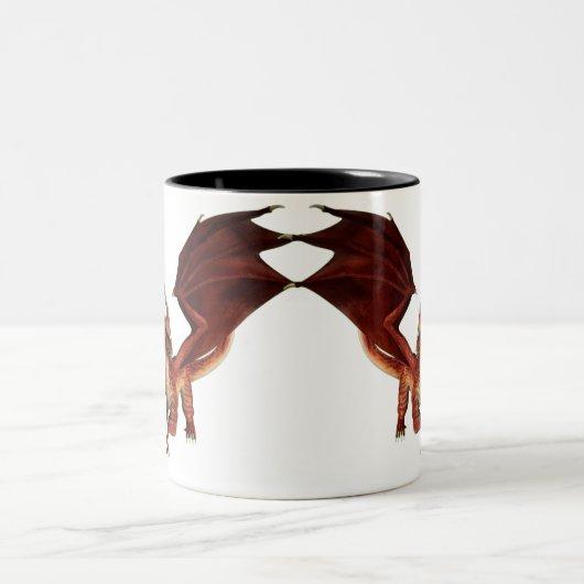 Dragon Twins Two Toned Mok (Center)