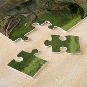 Dragon Tyrannosaurus Dinosaur Fantasy gevecht Legpuzzel (Zijkant)