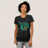 Dragon uitlijnen t-shirt (Voorkant volledig)