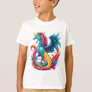Dragon-Unicorn Hybrid - Mythisch schepsel T-shirt