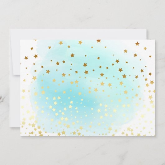 Dragon unicorn party-uitnodiging kaart (Achterkant)