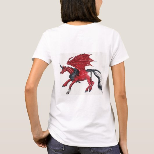 Dragon Unicorn T-shirt (Achterkant)