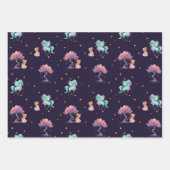 Dragon & Unicorn Wrapping Paper Set (3 vellen) (Voorkant 3)