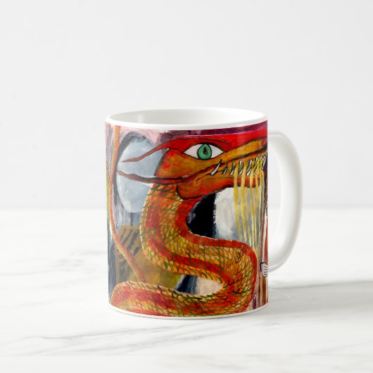 Dragon Utopia koffie mok (Voorkant rechts)