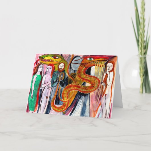 Dragon Utopia-wenskaart Kaart (Voorkant)