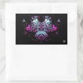 Dragon v4 rechthoekige sticker (Tas)