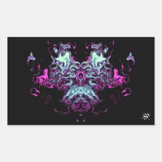 Dragon v4 rechthoekige sticker