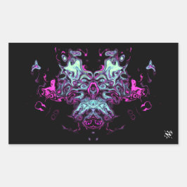 Dragon v4 rechthoekige sticker