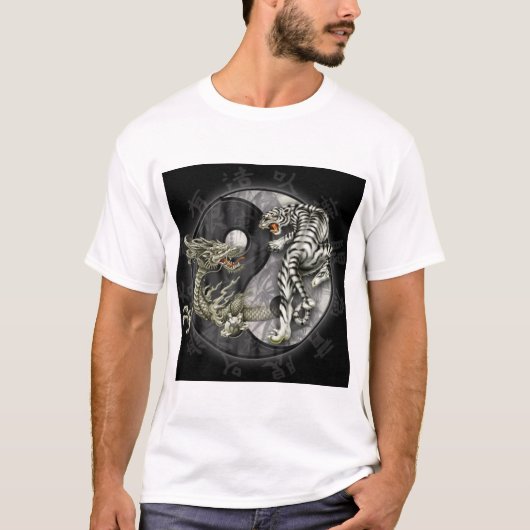 dragon v tijger t-shirt (Voorkant)