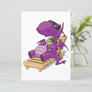Dragon Vacation Invitations Kaart