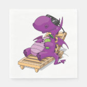 Dragon Vacation Paper Napkins Servet (Voorkant)