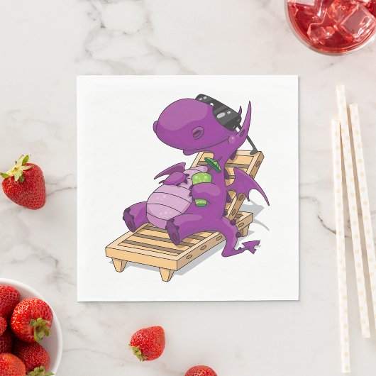 Dragon Vacation Paper Napkins Servet