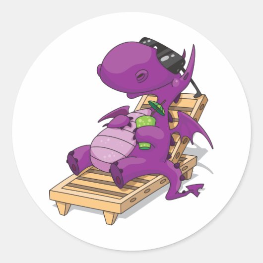 Dragon Vacation Stickers (Voorkant)