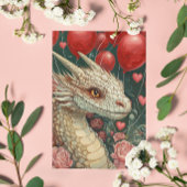 Dragon Valentijnsdag Balloons Kaart
