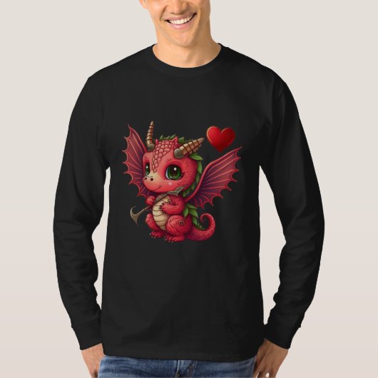Dragon Valentine's Day Dragons  Dragon  Dragon  1 T-shirt (Voorkant)