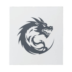 Dragon Vector Art Animal Modern Urban City Graphic Notitieblok