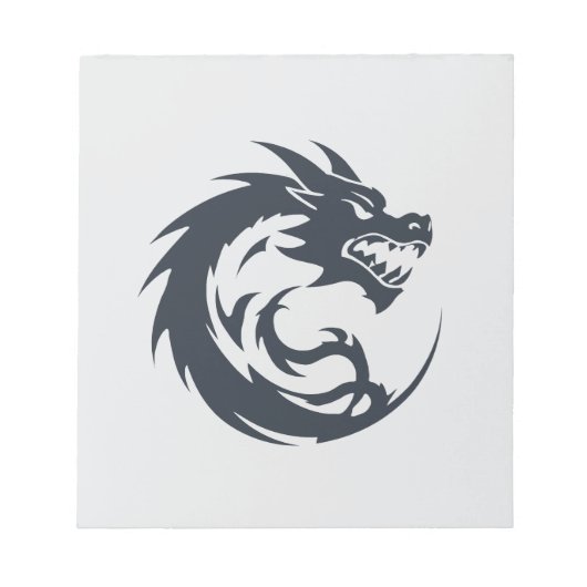 Dragon Vector Art Animal Modern Urban City Graphic Notitieblok (Voorkant)