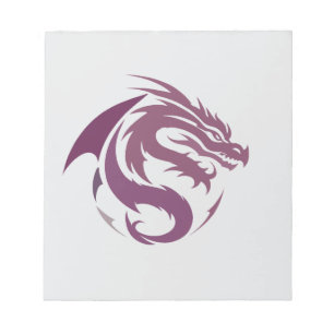 Dragon Vector Art Animal Modern Urban City Graphic Notitieblok