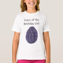 Dragon Verjaardag Zuster T-shirt