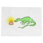 Dragon verjaardagstaart large cadeautasje (Achterkant)