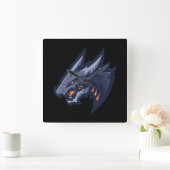 Dragon Vierkante Klok (Huis)