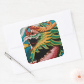 Dragon Vierkante Sticker (Envelop)