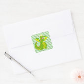 Dragon Vierkante Sticker (Envelop)