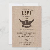 Dragon & Viking Birthday Uitnodiging (Voorkant)