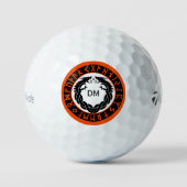 Dragon Viking Rune Bescherming Golfballen (Voorkant)