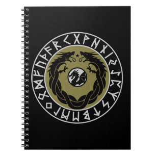 Dragon Viking Rune Bescherming Notitieboek