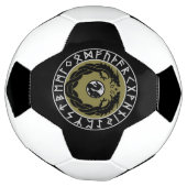 Dragon Viking Rune Bescherming Voetbal (Gedraaid)