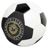 Dragon Viking Rune Bescherming Voetbal (Drie kwart)