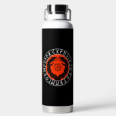 Dragon Viking Rune Protection Waterfles (Achterkant)