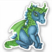 Dragon Vinyl Custom Sticker (Voorkant)