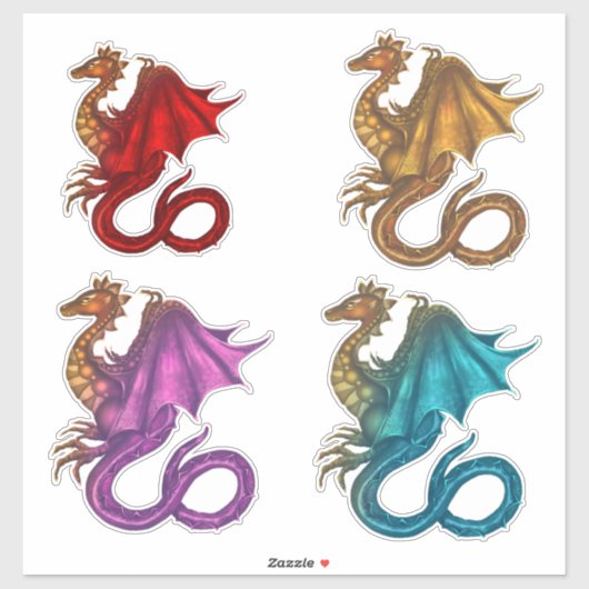 Dragon Vinyl Custom Sticker (Vel)