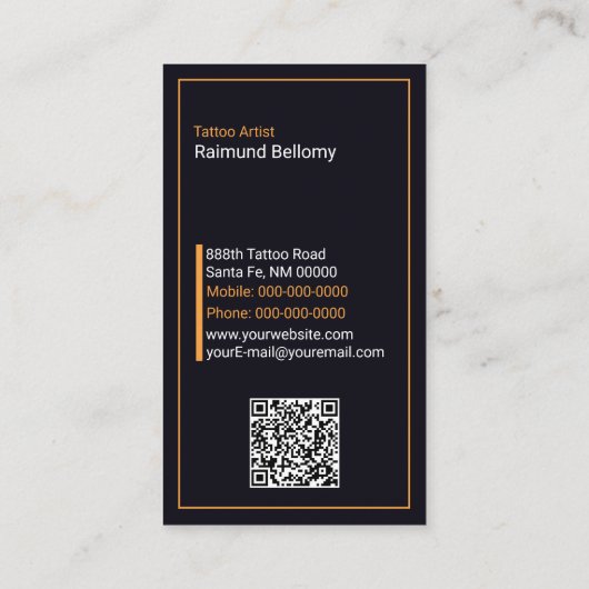 Dragon Visitekaartje (Achterkant)