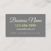 Dragon Visitekaartje (Achterkant)