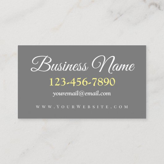 Dragon Visitekaartje (Achterkant)