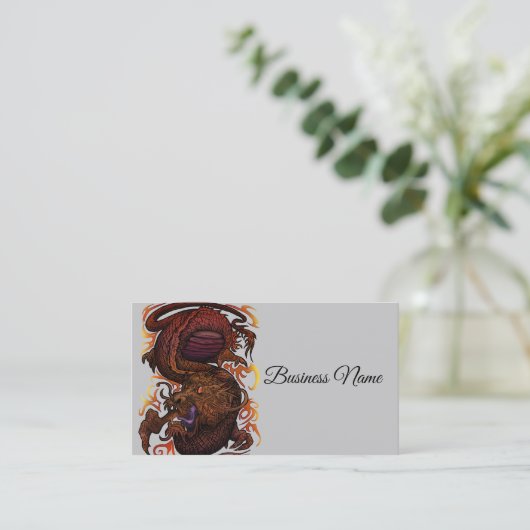 Dragon Visitekaartje (Staand voorkant)