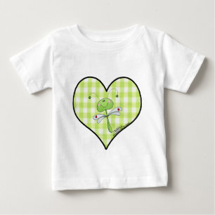 Dragon Vlieg in groen gingham hart