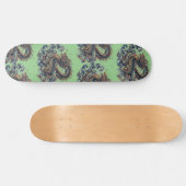 Dragon voorgebouwd compleet groen skateboard (Horizontaal)