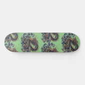 Dragon voorgebouwd compleet groen skateboard (Horizontaal)