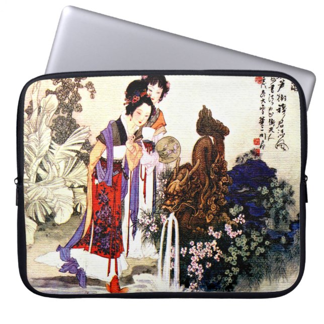 Dragon Vormt 15-inch hoes voor Neopreen-laptop (Voorkant)