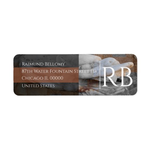 Dragon Vountain Return-label Etiket (Voorkant)