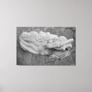 Dragon Vountain Stretched Canvas Print