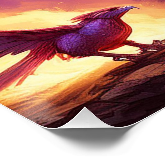 Dragon vs. Firebird Perfect Poster (Hoek)